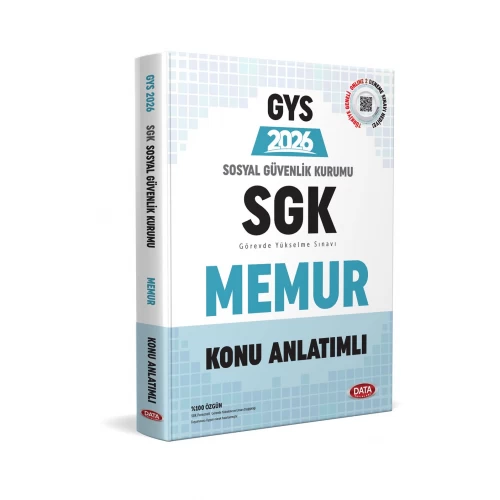 Sosyal Güvenlik Kurumu (SGK) Memur GYS Konu Anlatımlı Data Yayınları Sosyal Güvenlik Kurumu (SGK) Memur GYS Konu Anlatımlı Data Yayınları