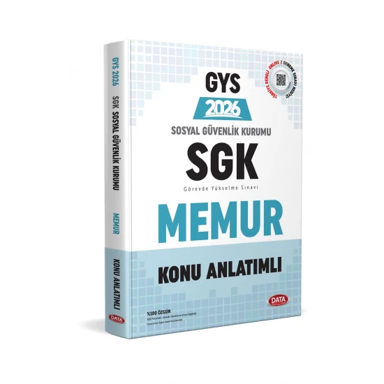 Sosyal Güvenlik Kurumu (SGK) Memur GYS Konu Anlatımlı Data Yayınları