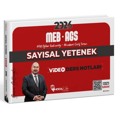 Hoca Kafası Yayınları 2026 MEB-AGS Sayısal Yetenek Video Ders Notları