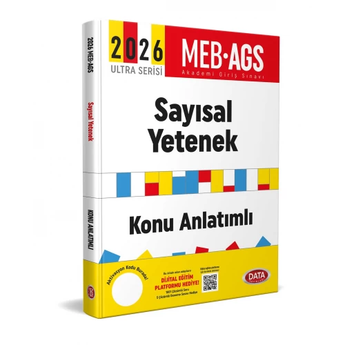 MEB AGS Ultra Serisi Sayısal Yetenek (Matematik) Konu Anlatımı Data Yayınları