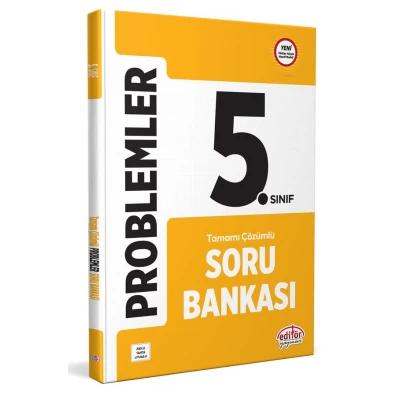 5. Sınıf Problemler Soru Bankası Editör Yayınları