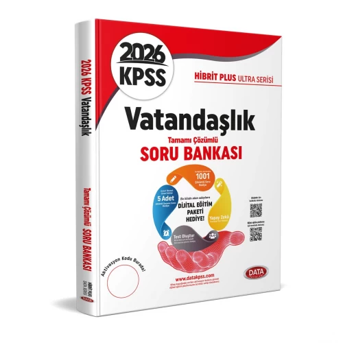 2026 KPSS Hibrit Plus Ultra Serisi Vatandaşlık Soru Bankası - Karekod Çözümlü Data Yayınları 2026 KPSS Hibrit Plus Ultra Serisi Vatandaşlık Soru Bankası - Karekod Çözümlü Data Yayınları