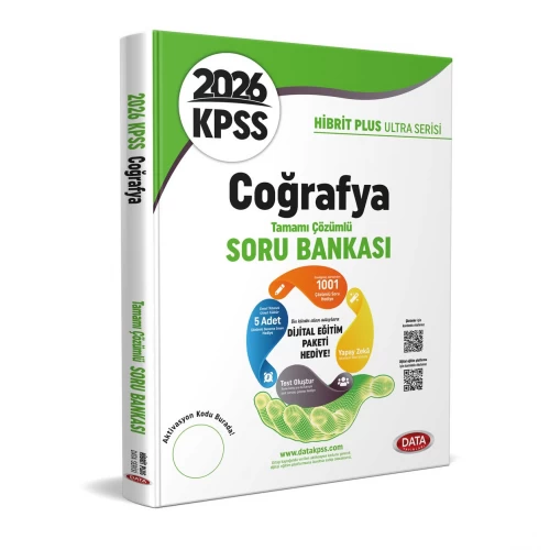 2026 KPSS Hibrit Plus Ultra Serisi Coğrafya Soru Bankası - Karekod Çözümlü Data Yayınları 2026 KPSS Hibrit Plus Ultra Serisi Coğrafya Soru Bankası - Karekod Çözümlü Data Yayınları
