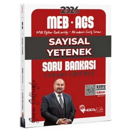 Hoca Kafası Yayınları 2026 MEB-AGS Sayısal Yetenek Çözümlü Soru Bankası