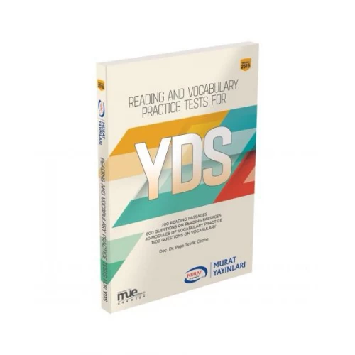 Reading and Vocabulary Practice Tests for YDS Murat Yayınları