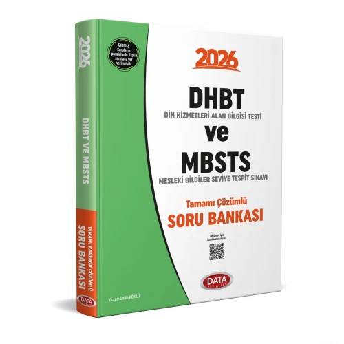 2026 DHBT ve MBSTS Tamamı Çözümlü Soru Bankası Data Yayınları 2026 DHBT ve MBSTS Tamamı Çözümlü Soru Bankası Data Yayınları
