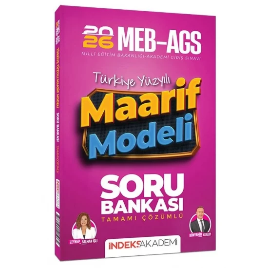 İndeks Akademi 2026 MEB-AGS Türkiye Yüzyılı Maarif Modeli Çözümlü Soru Bankası