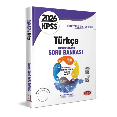 2026 KPSS Hibrit Plus Ultra Serisi Türkçe Soru Bankası - Karekod Çözümlü Data Yayınları 2026 KPSS Hibrit Plus Ultra Serisi Türkçe Soru Bankası - Karekod Çözümlü Data Yayınları