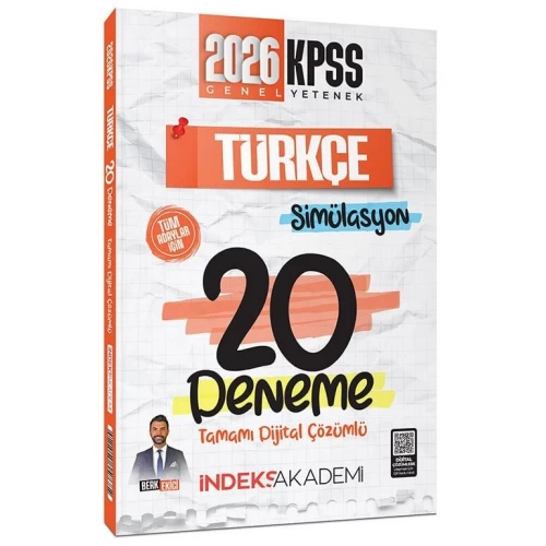 İndeks Akademi 2026 KPSS Türkçe Simülasyon Çözümlü 20 Deneme