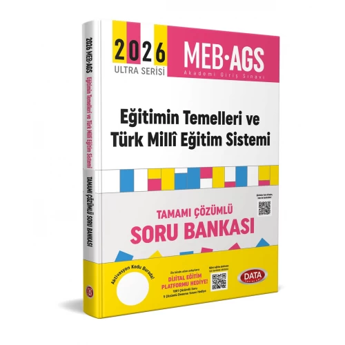 MEB AGS Ultra Serisi Eğitimin Temelleri Türk Milli Eğitim Sistemi Tamamı Çözümlü Soru Bankası Data Yayınları