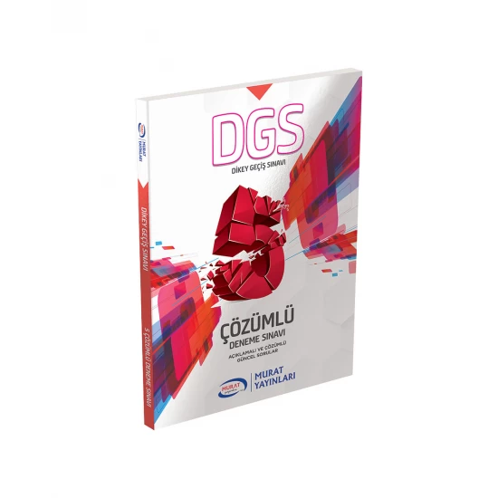 DGS 5 Deneme Çözümlü Murat Yayınları