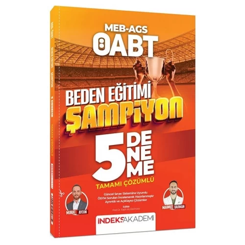 İndeks Akademi ÖABT MEB-AGS Beden Eğitimi Şampiyon Çözümlü 5 Deneme