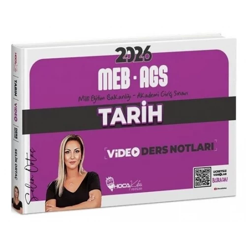 Hoca Kafası Yayınları 2026 MEB-AGS Tarih Video Ders Notları