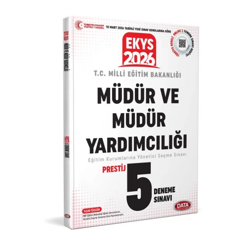 2026 MEB EKYS Müdür Müdür Başyardımcısı ve Müdür Yardımcısı Fasikül 5 Deneme Sınavı Data Yayınları 2026 MEB EKYS Müdür Müdür Başyardımcısı ve Müdür Yardımcısı Fasikül 5 Deneme Sınavı Data Yayınları