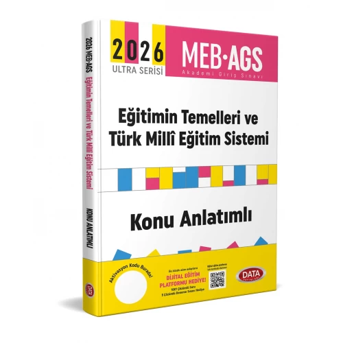 MEB AGS Ultra Serisi Eğitimin Temelleri Türk Milli Eğitim Sistemi Konu Anlatımı Data Yayınları