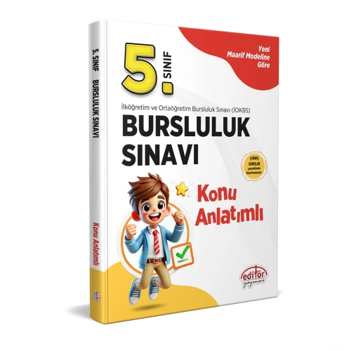 5. Sınıf Bursluluk Sınavı Konu Anlatımlı Editör Yayınları 5. Sınıf Bursluluk Sınavı Konu Anlatımlı Editör Yayınları