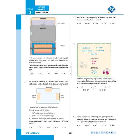 Eyüp B. AYT Matematik Soru Bankası