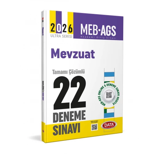 MEB AGS Mevzuat Tamamı Çözümlü 22 Deneme Sınavı Data Yayınları
