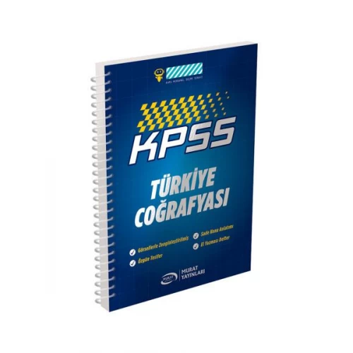 KPSS Türkiye Coğrafyası Defteri Murat Yayınları