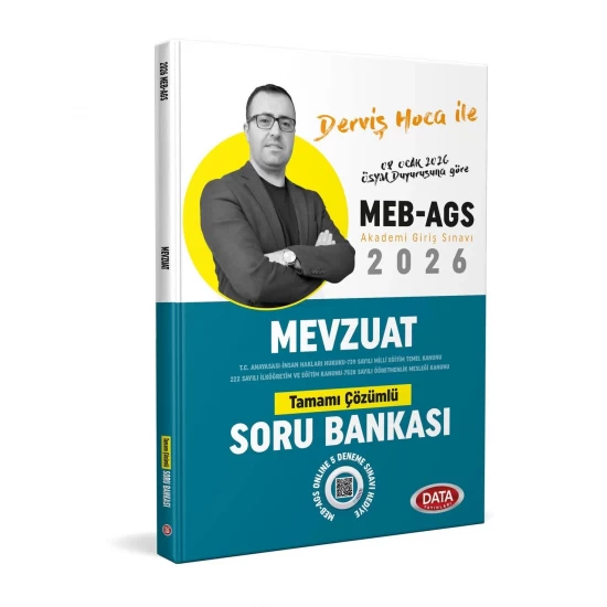 Derviş Hoca ile 2026 AGS Mevzuat Tamamı Çözümlü Soru Bankası Data Yayınları