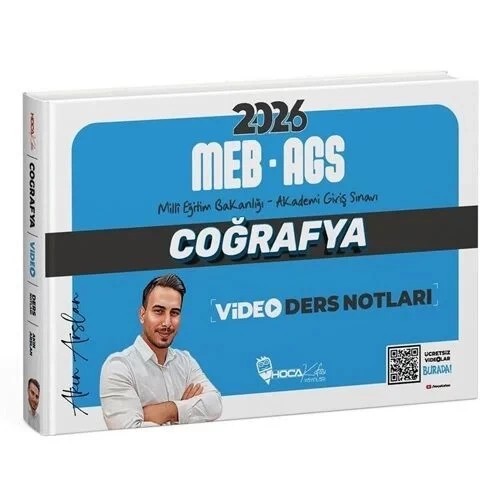 Hoca Kafası Yayınları 2026 MEB-AGS Coğrafya Video Ders Notları