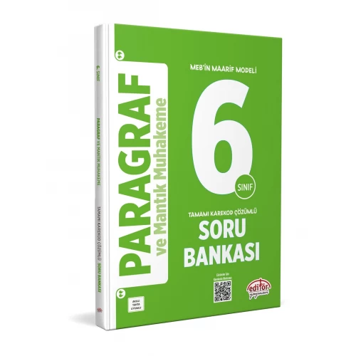 6. Sınıf Paragraf ve Mantık Muhakeme Soru Bankası Editör Yayınları