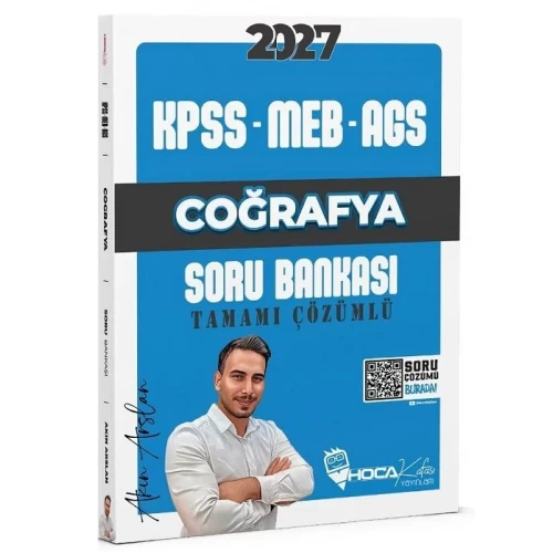 Hoca Kafası Yayınları 2027 KPSS MEB-AGS Coğrafya Çözümlü Soru Bankası