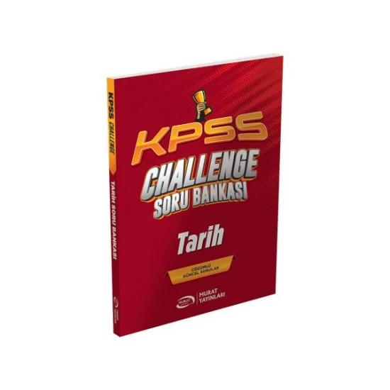 KPSS Tarih CHALLENGE Soru Bankası Çözümlü Murat Yayınları
