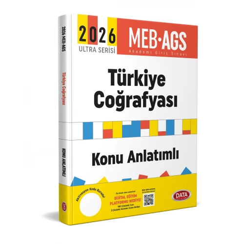 MEB AGS Ultra Serisi Türkiye Coğrafyası Konu Anlatımı Data Yayınları