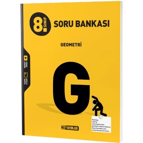 Hız Yayınları 8. Sınıf LGS Geometri Soru Bankası