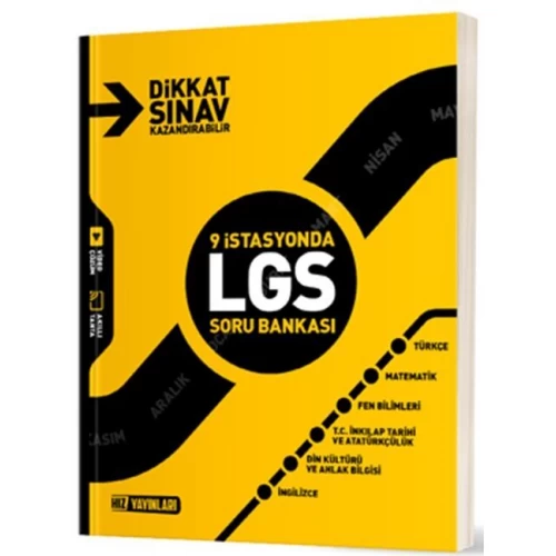 Hız Yayınları 8. Sınıf LGS Tüm Dersler 9 İstasyonda Soru Bankası Hız Yayınları 8. Sınıf LGS Tüm Dersler 9 İstasyonda Soru Bankası