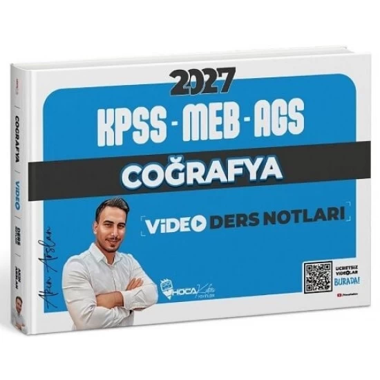 Hoca Kafası Yayınları 2027 KPSS MEB-AGS Coğrafya Video Ders Notları