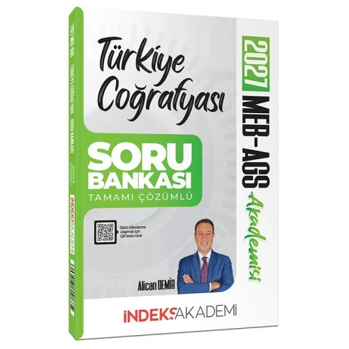 İndeks Akademi 2027 MEB-AGS Akademisi Türkiye Coğrafyası Çözümlü Soru Bankası