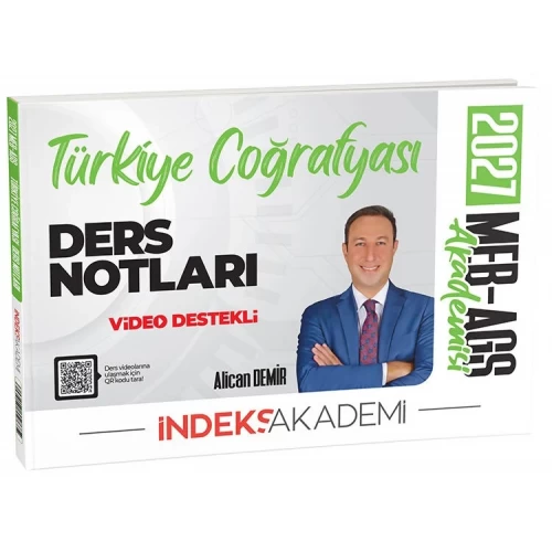 İndeks Akademi 2027 MEB-AGS Akademisi Türkiye Coğrafyası Video Ders Notları