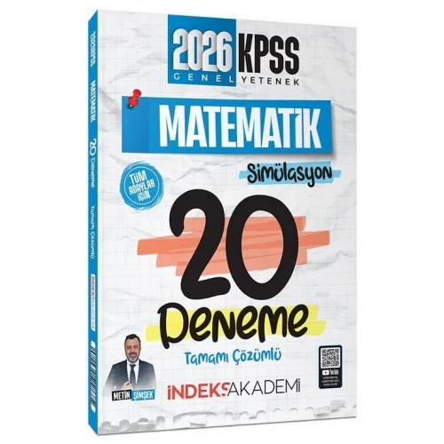 İndeks Akademi 2026 KPSS Matematik Simülasyon Çözümlü 20 Deneme