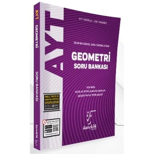 Karekök Yayınları AYT Geometri Soru Bankası Karekök Yayınları AYT Geometri Soru Bankası