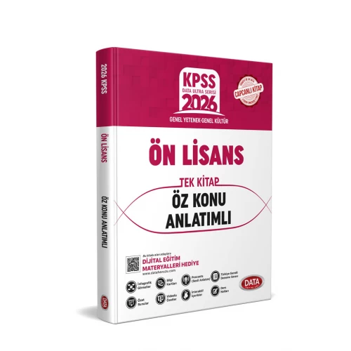 KPSS Ön Lisans Tek Kitap Öz Konu Anlatımlı Data Yayınları KPSS Ön Lisans Tek Kitap Öz Konu Anlatımlı Data Yayınları