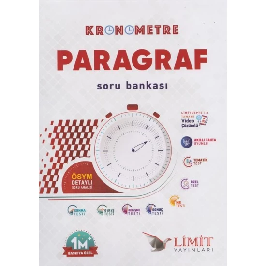 Limit Yayınları Kronometre Paragraf Soru Bankası Limit Yayınları Kronometre Paragraf Soru Bankası