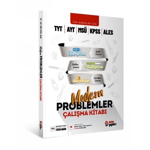 Metin Yayınları TYT AYT MSÜ KPSS ALES Problemler Çalışma Kitabı