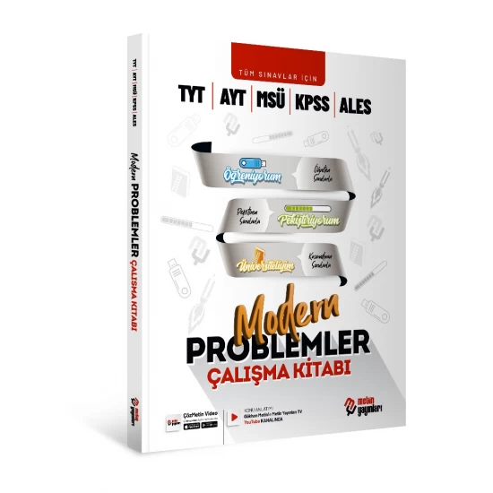 Metin Yayınları TYT AYT MSÜ KPSS ALES Problemler Çalışma Kitabı