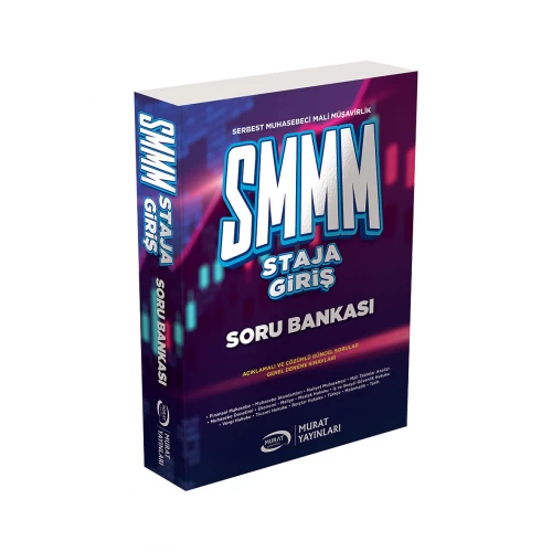 SMMM Staja Giriş Soru Bankası Çözümlü Murat Yayınları