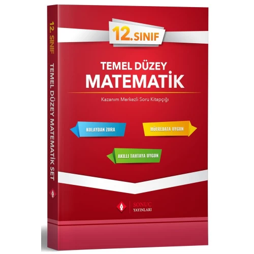 Sonuç Yayınları 12. Sınıf Matematik Temel Düzey Tek Kitap Sonuç Yayınları 12. Sınıf Matematik Temel Düzey Tek Kitap