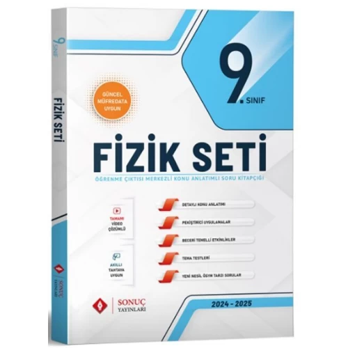 Sonuç Yayınları 9. Sınıf Fizik Modüller Set Sonuç Yayınları 9. Sınıf Fizik Modüller Set