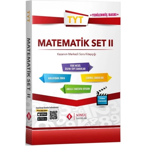 Sonuç Yayınları TYT Matematik Modüler Set 2 Kazanım Merkezli Soru Bankası Sonuç Yayınları TYT Matematik Modüler Set 2 Kazanım Merkezli Soru Bankası
