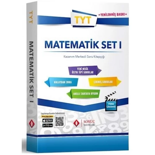 Sonuç Yayınları TYT Matematik Set 1 Kazanım Merkezli Soru Bankası Sonuç Yayınları TYT Matematik Set 1 Kazanım Merkezli Soru Bankası