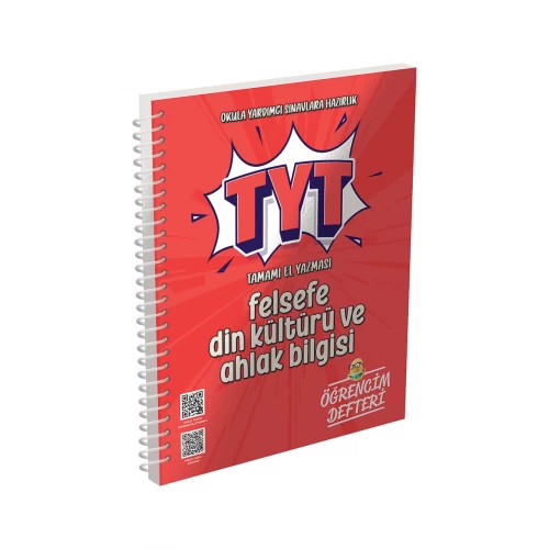 TYT Felsefe Din Kültürü ve Ahlak Bilgisi Öğrencim Defteri Murat Yayınları