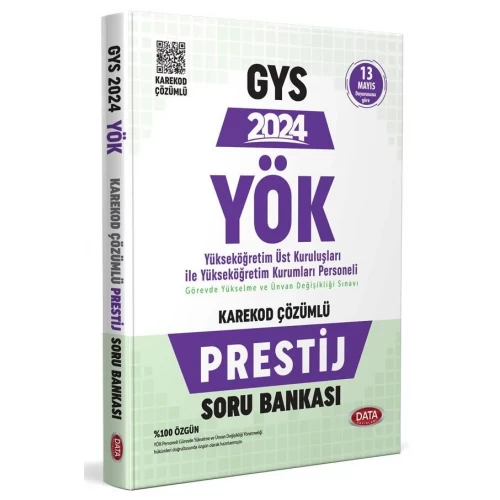 2024 GYS YÖK Üst Kuruluşları ile YÖK Personeli GYS Prestij Soru Bankası Data Yayınları