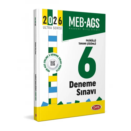 MEB AGS Fasiküllü Tamamı Çözümlü 6 Deneme Sınavı Data Yayınları