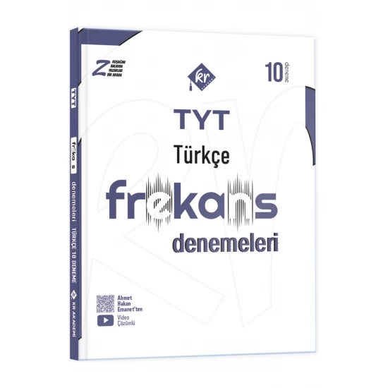 TYT Türkçe 10'lu Frekans Denemeleri KR Akademi Yayınları