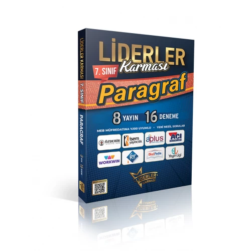 Liderler Karması 7. Sınıf Paragraf Denemeleri 8 Yayın 16 Deneme